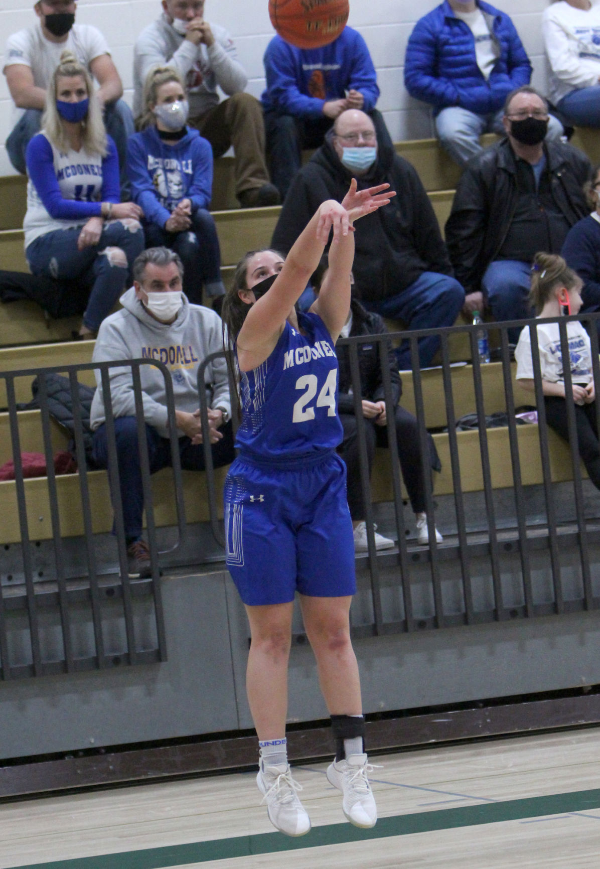 McDonell girls basketball at Northwood 2-18-21
